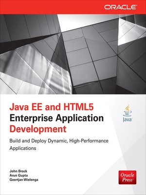 cover image of Java EE and HTML5 Enterprise Application Development